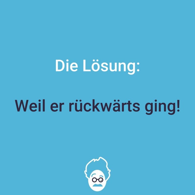 Die Auflösung ist klar.