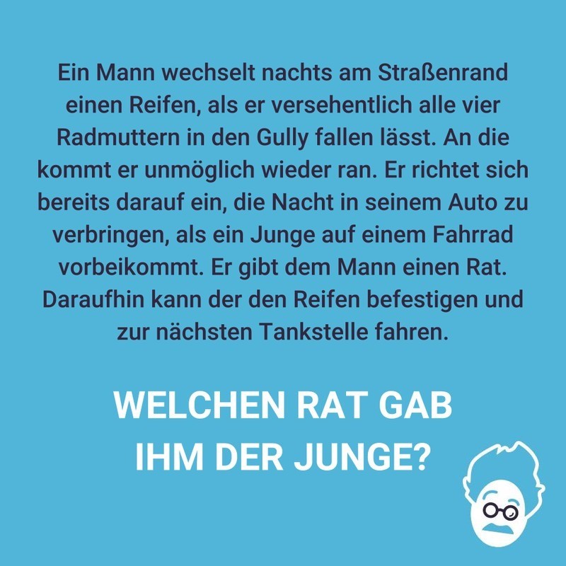 Es gibt eine einfache, geniale Lösung.