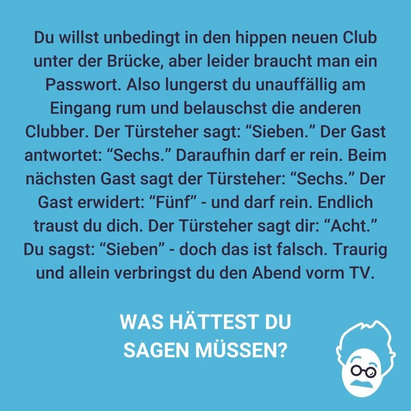 Wie kommst du in den Club?